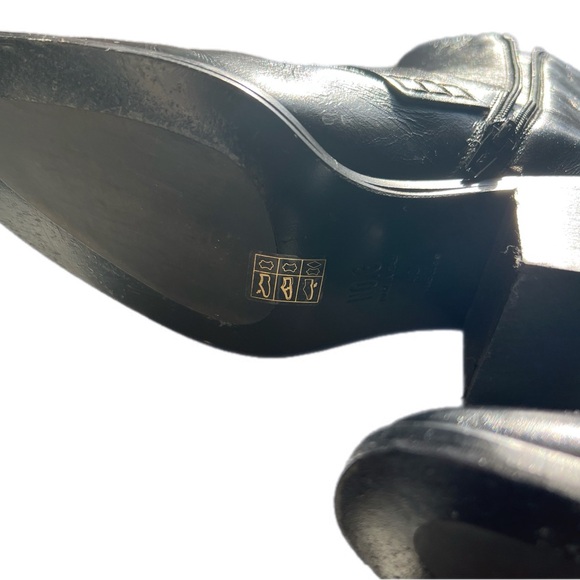 No. 6 Store Arne Zip-Up Leather Ankle Boot in Black size 40 made in Italy - Picture 4 of 10